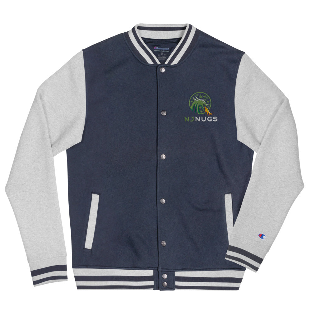 Dragon Embroidered Champion Bomber Jacket