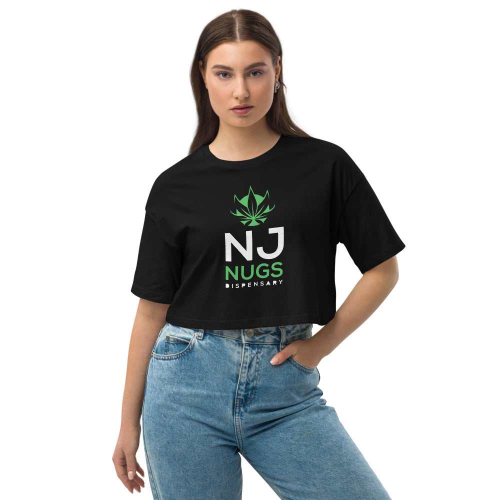 Loose Drop Shoulder Crop Top
