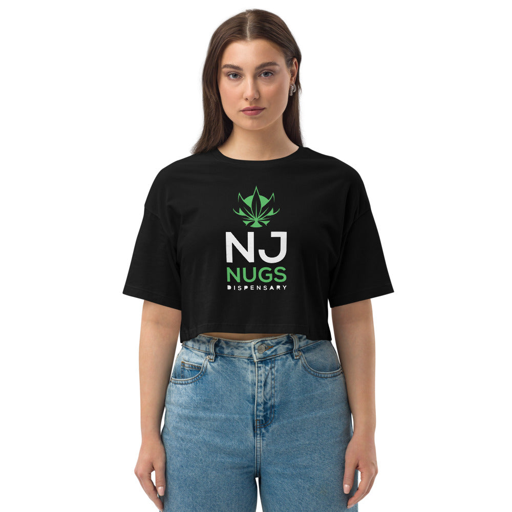 Loose Drop Shoulder Crop Top