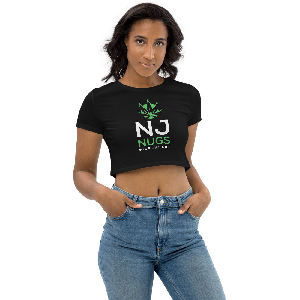 Organic Black Crop Top