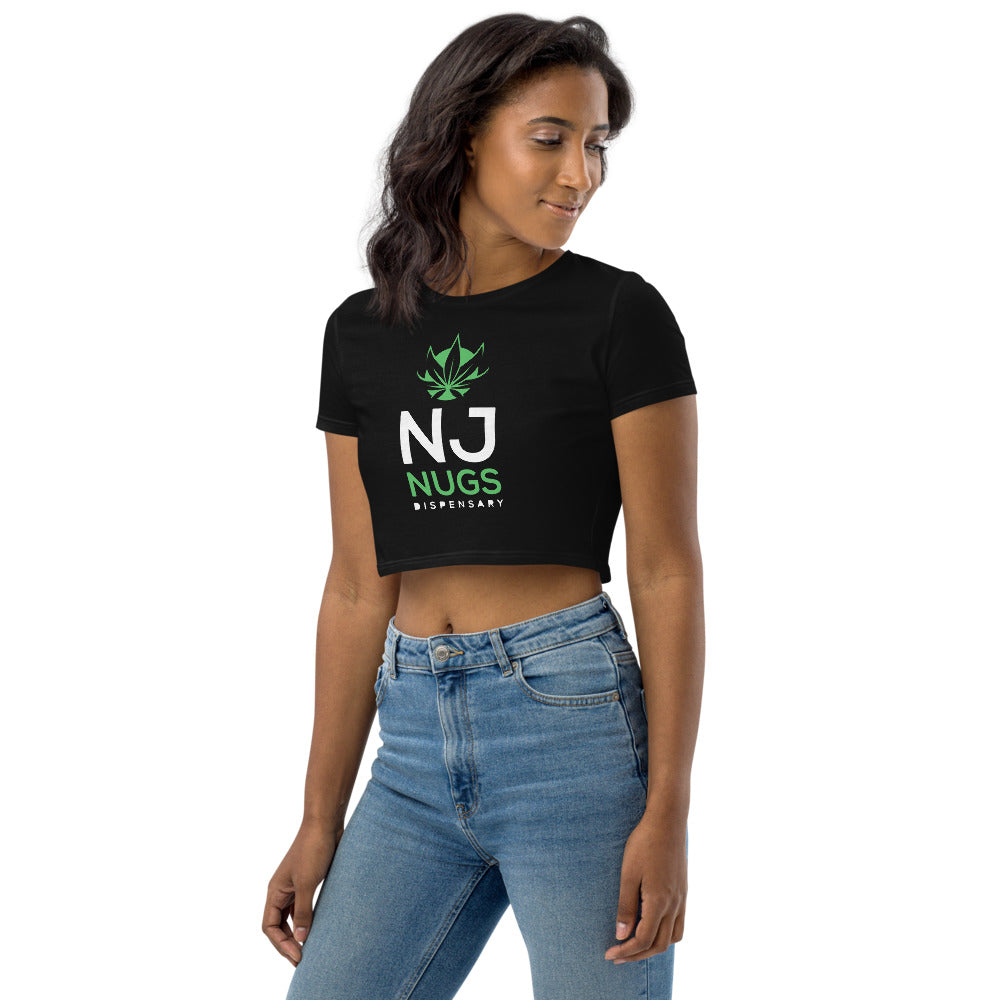 Organic Black Crop Top
