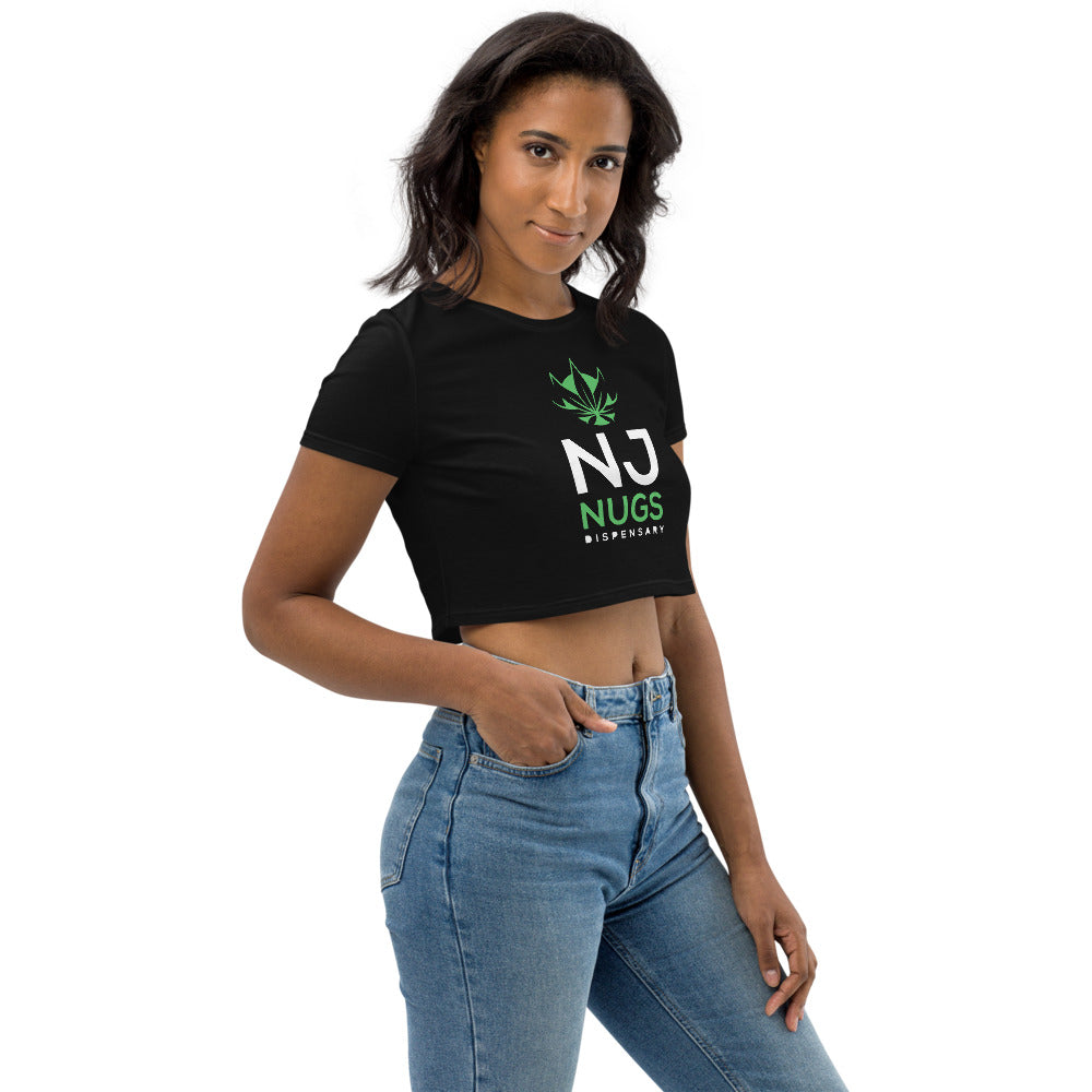 Organic Black Crop Top