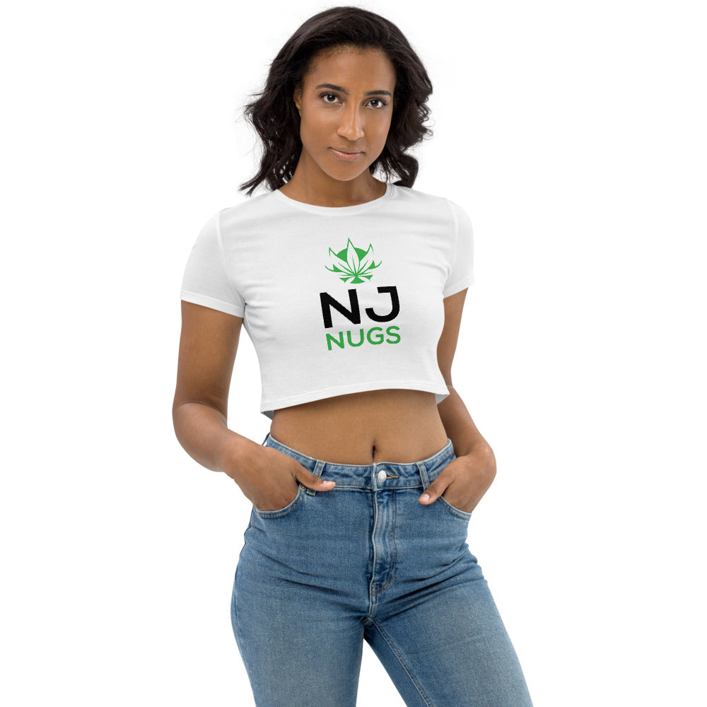 Organic White Crop Top
