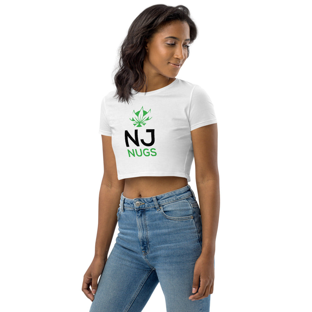 Organic White Crop Top
