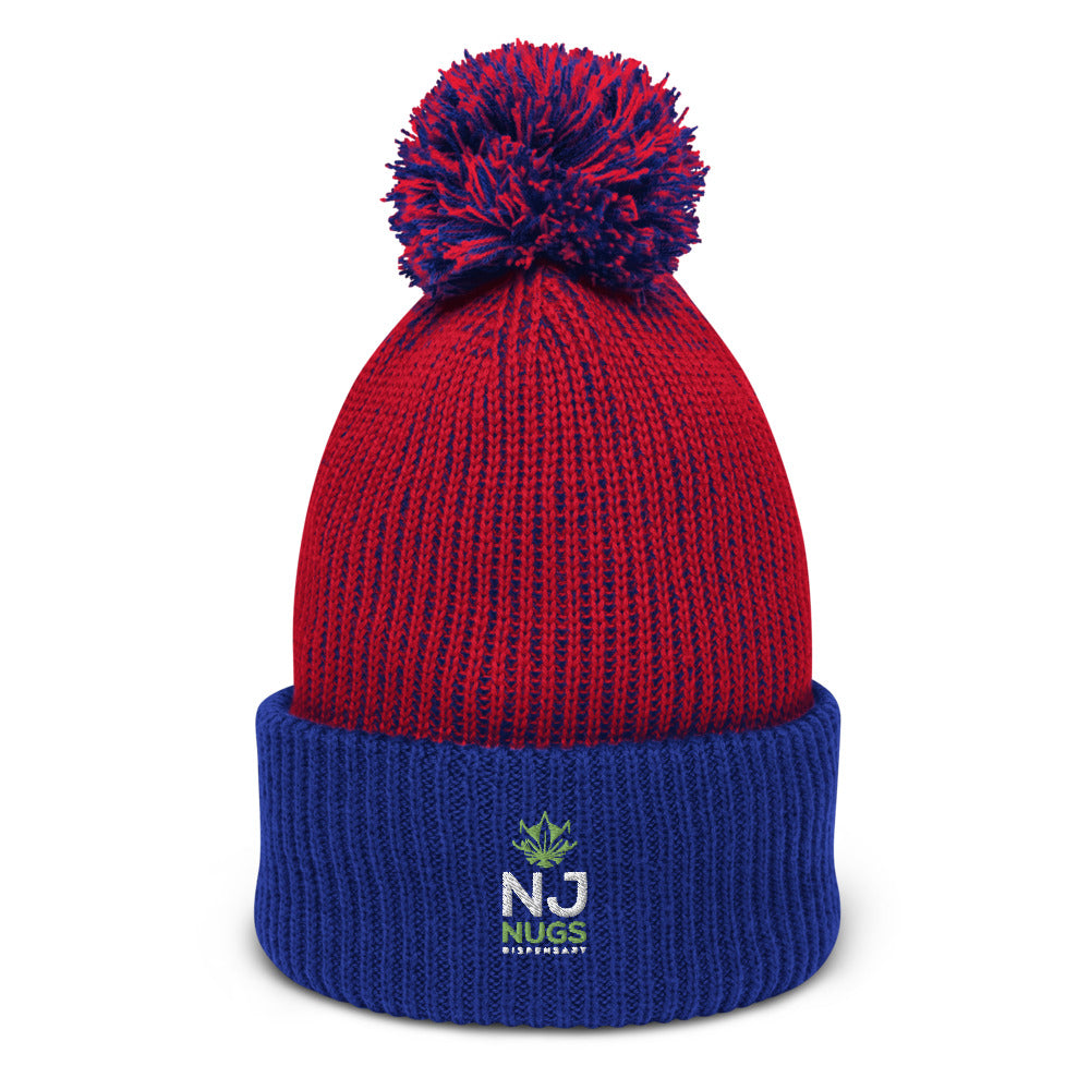 Pom-Pom Tall Beanie