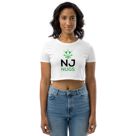 Organic White Crop Top